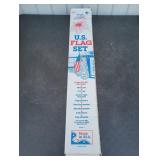 Vintage U.S. Flag Set, Made in USA