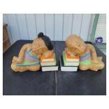 Pair of Wooden Book Ends