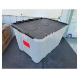 Plastic Flip-Top Storage Bin