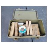 Antique First Aid Kit with Bandages