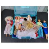 Large Box of Assorted Dolls