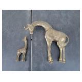 Pair of Heavy Duty Brass Elephants