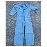 Heavy Duty Blue Coveralls, Size: 42R
