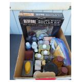 Large Box of Wood Finish Oil & More