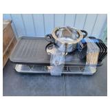 VonShef Raclette and Fondue Combo Set
