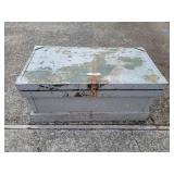 Large Heavy Duty Wooden Tool Trunk
