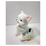 Porcelain Cat Coin Bank