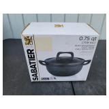 NEW SABATIER 0.75-Quart Cast Iron Chili Bean Pot