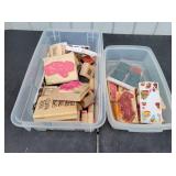 (2) Boxes of Assorted Stamps