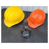 (2) Hard Hats & STIHL Hearing Protection
