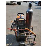 Vulcan MIGMax 215 Welder on Cart with FULL Tank