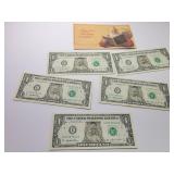 Hy-Vee 5-Count Limited Edition Christmas Dollar