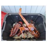 (2) High Quality Wooden Model Helicopters