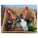 Box of Assorted Vintage Bottles