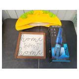 BROOKSTONE Turbovac, Wall Art & Taco Hat