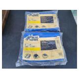 (2) NEW Blue Hawk 6-FT x 8-FT Tarps