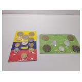 Costa Rica & Columbia Coin Set