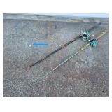 Penn 49 & Penn 350 Fishing Reels with Poles