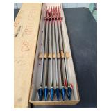 10-Pack Arrows, Damaged Fletching