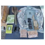 U.S. Army Shirt, Army Books, Shovel & More