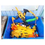 Large Bin of Assorted NERF Guns