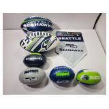 Collection of Seattle Seahawks Items
