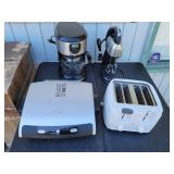 Coffee Machine, Toaster, Mixer & Griddle Machine