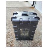 Heavy Duty Rolling Hard Plastic Case with Key