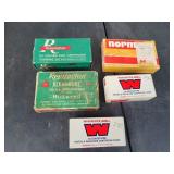 (5) Vintage Empty Ammo Cases
