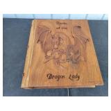 Realm of the Dragon Lady Wooden Book