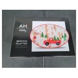 NEW 12.75' x 8' Red Truck Serving Platter