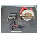 Circular Saw, Jigsaw & Electric Stapler