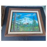 Mount Rainier Oil Painting