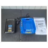 KOBALT 40V Charger & Battery, Working