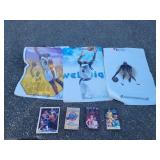 (3) Basketball Posters & (4) Sports Books