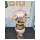 Antique Electrified Parlor Lamp