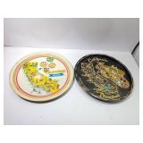(2) 1970s Disneyland Trays