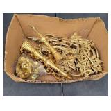 Brass Tone Antique Drawer Pull Assortment