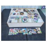 Large Box of Assorted Basketball/Football Cards
