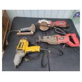 Circular Saw, Recip. Saw, Impact Wrench & Stapler