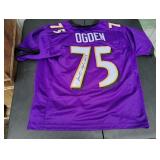 Baltimore Ravens Jonathan Ogden Autographed Jersey