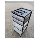 Rolling 4-Drawer Storage