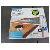 BROOKSTONE Retractable Table Tennis Set