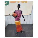 Large 2-Foot Tribal Woman Figurine
