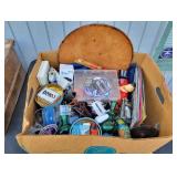 Collectibles: License Plates, Patches, Headphones