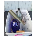 Box of Vases & Candleholders