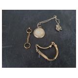 Small Silver Coin & Gold Plated Jewelry