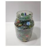 Jar of Assorted Marbles