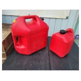 (2) Plastic Gas Cans