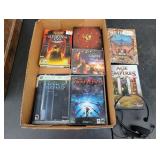 Assorted Video Games with Headset